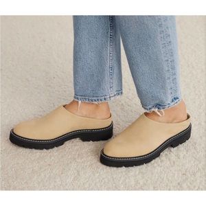 JENNI KAYNE Oiled Leather Lug Sole Mule